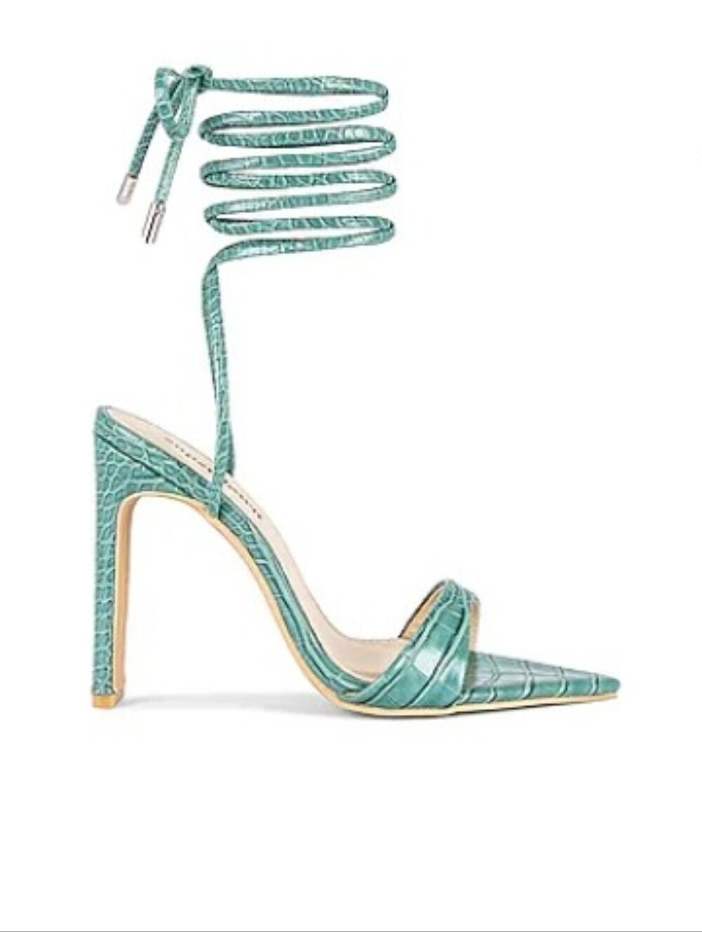 Superdown Revolve Alina Heel in Teal Size 8